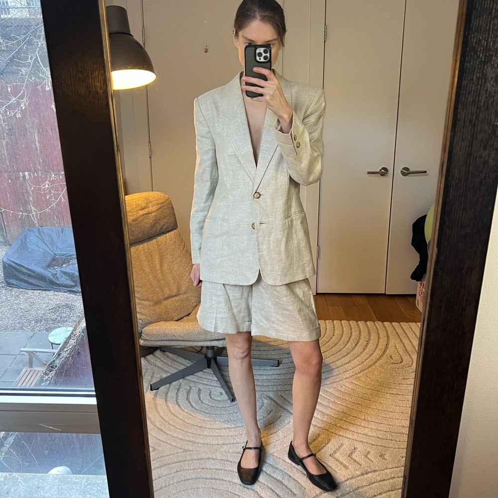 Talbots Linen Suit